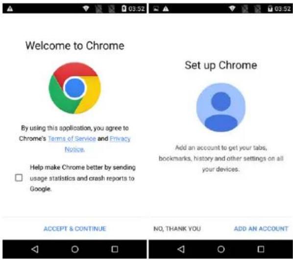 CYRUS CS23 - Hauptmenü→Chrome Browser - 1