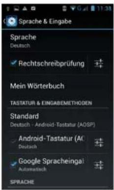 CYRUS CS18 - SPRACHE UND EINGABE - 1