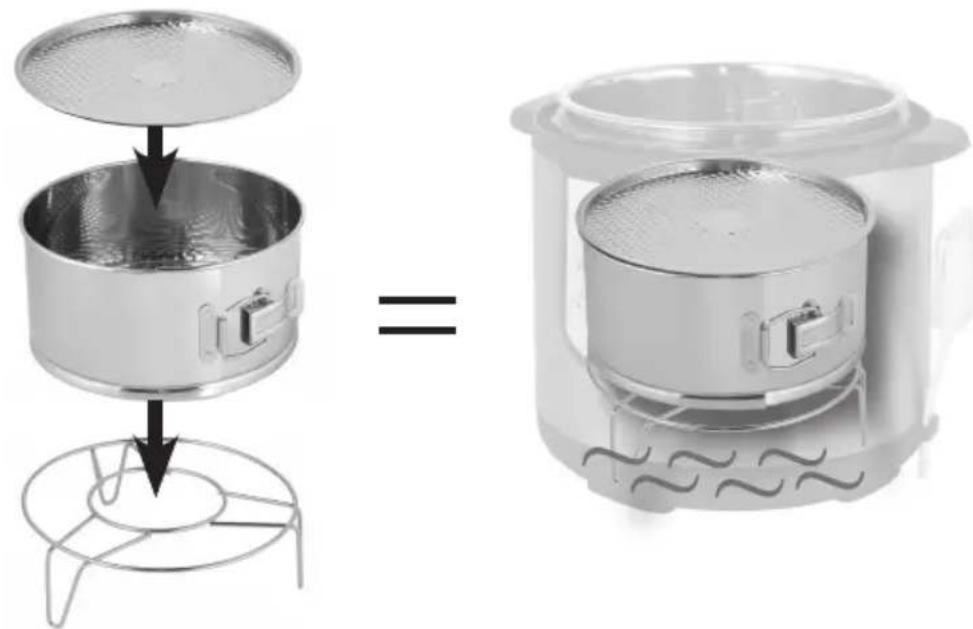 KeMar KPC-150 - Before assembling the cake tin - 1
