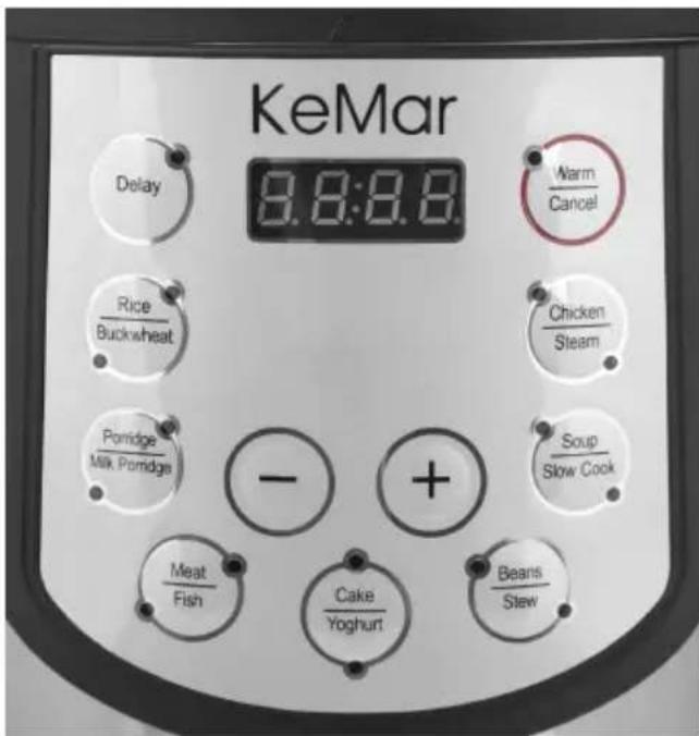 KeMar KPC-150 - Beschreibung der Menüprogramme: - 1