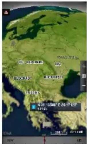 SALADARI BECORAD N°39, 13546° E 26.17 128° 127km 1 250 0 14km
