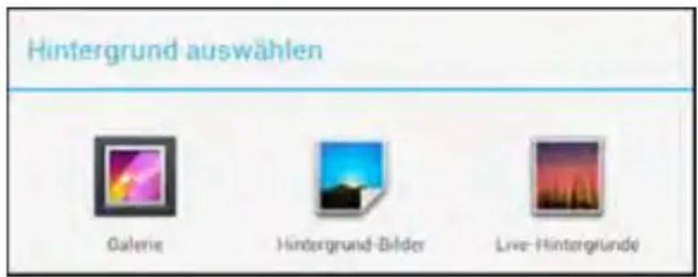 Hintergrund auswählen Galerie Hintergrund-Bilder Live-Hintergründe