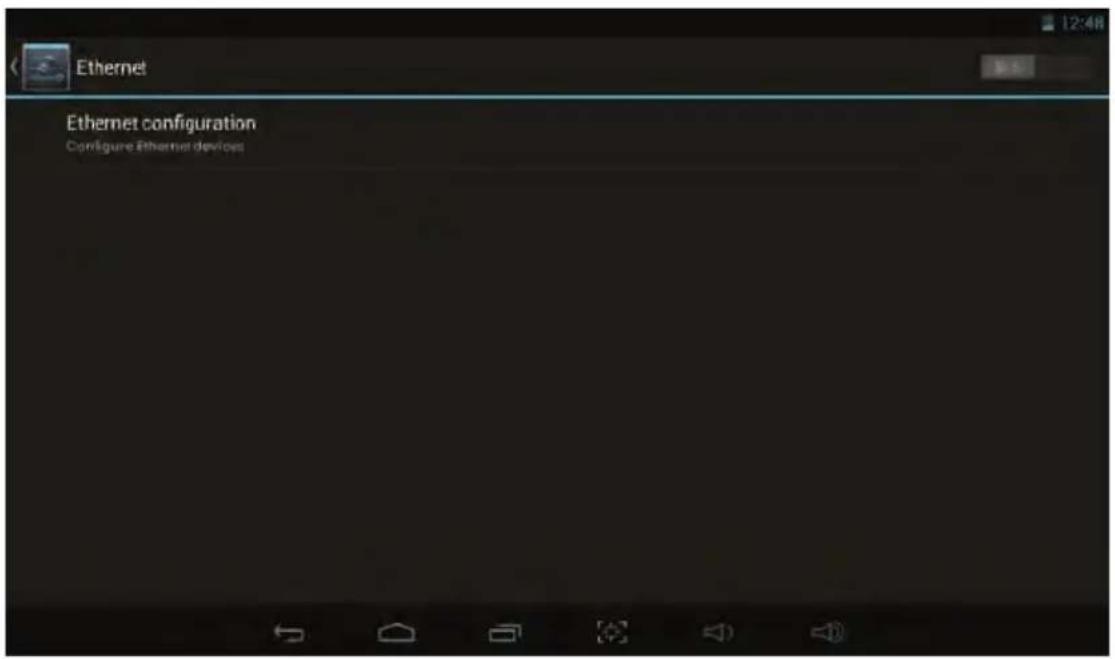 Ethernet Ethernet configuration Configure Ethernet devices