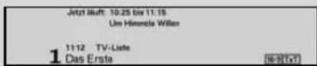 Jetzt Luft: 10.25 bis 11.18 Ums Himmels Willes 1 11/12 TV-Lierte Das Erste 16-9(TxT)