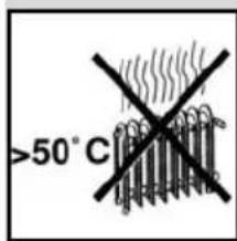 >50°C
