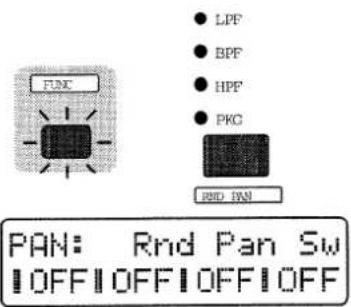 LPF BPF HPF PKG RND PAN PAN: Rnd Pan Sw OFF OFF OFF OFF