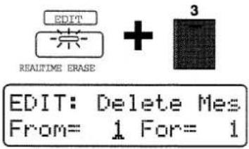 ROLAND MC-505 - Löschen von Takten (Delete Measure) - 2