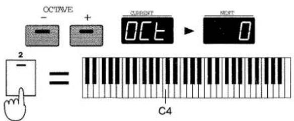 ROLAND MC-505 - Versetzen des Keyboard Pad-Bereiches in Oktavschritten (Octave Shift) - 1