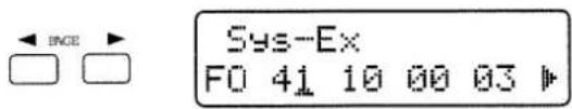 INC Sys-Ex F0 41 10 00 03