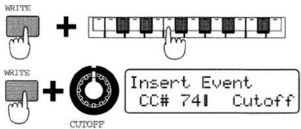 WRITE + WRITE + CUTOFF Insert Event CC# 741 Cutoff