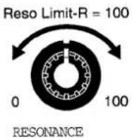 ROLAND MC-505 - Begrenzen des Maximalwertes für Resonance (Resonance Limiter) - 1