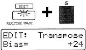 ROLAND MC-505 - Transponieren der Tonhöhe (Transpose) - 2