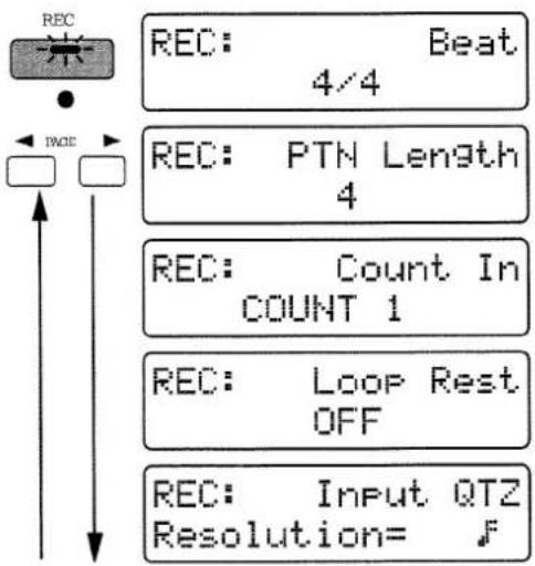 ROLAND MC-505 - Drücken Sie [REC]. - 1