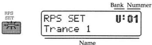 RPS SET Name Bank Nummer RPS SET U:01 Trance 1 Name