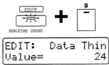 ROLAND MC-505 - Ausdünnen von zu hohen Datenmengen für Controller (Data Thin) - 2