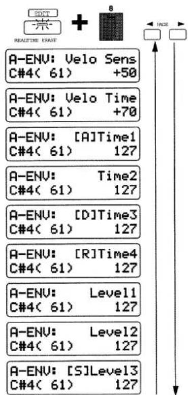 A-ENV: Velo Sens C#4( 61) +50 A-ENV: Velo Time C#4( 61) +70 A-ENV: [A]Time1 C#4( 61) 127 A-ENV: Time2 C#4( 61) 127 A-ENV: [D]Time3 C#4( 61) 127 A-ENV: [R]Time4 C#4( 61) 127 A-ENV: Level1 C#4( 61) 127 A-ENV: Level2 C#4( 61) 127 A-ENV: [S]Level3 C#4( 61) 127