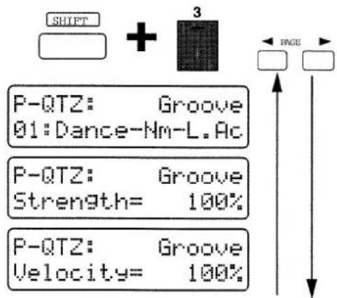 SHIFT + 3 P-QTZ: Groove 01:Dance-Nm-L.Ac P-QTZ: Groove Strength= 100% P-QTZ: Groove Velocity= 100% PAGE