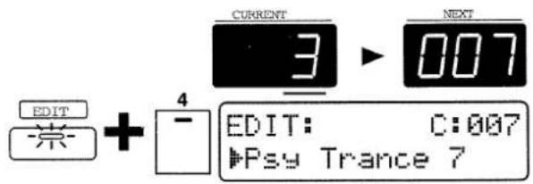 ROLAND MC-505 - Einfügen eines Pattern (Insert Pattern) - 2