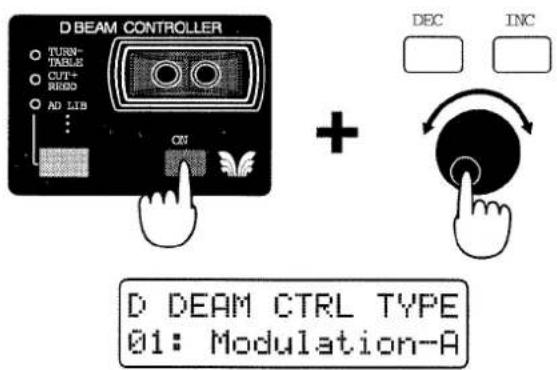 D BEAM CONTROLLER TURN- TABLE OUT+ BROD AD LIB ... CST + DEC INC D DEAM CTRL TYPE 01: Modulation-A