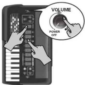 VOLUME POWER OFF