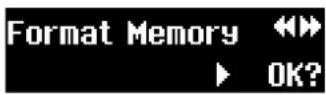 ROLAND MT-90U - Formatting the USB Memory - 1