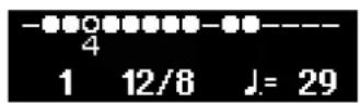 ROLAND MT-90U - Press button [2] to set parts to [●] (play) or [○] (mute). - 1