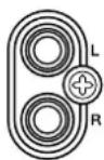ROLAND MT-90U - Output R/L Connector - 1