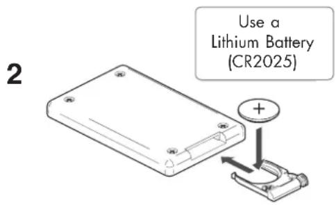 Use a Lithium Battery (CR2025)