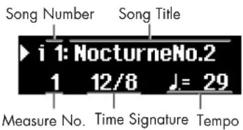 Song Number Song Title i 1: NocturneNo.2 1 12/8 J= 29 Measure No. Time Signature Tempo