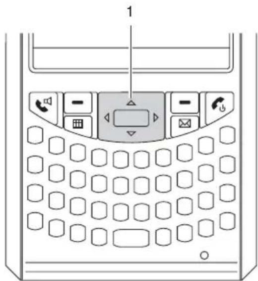 FUJITSU SIEMENS Pocket LOOX T830 - Navigation key - 1