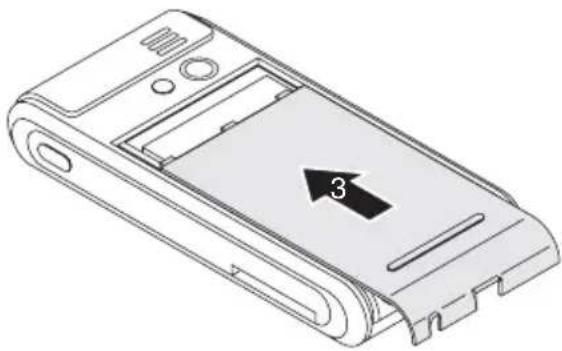 FUJITSU SIEMENS Pocket LOOX T830 - Installing the battery and the SIM card (optional) - 4