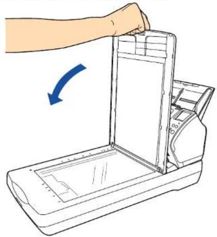 FUJITSU SIEMENS Fi-7260 - How to Close the Document Cover - 1