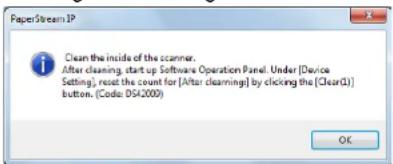 FUJITSU SIEMENS Fi-7260 - ■Messages for cleaning or replacing consumables - 2