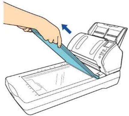 FUJITSU SIEMENS Fi-7260 - Scanning a Large Document on the Flatbed (fi-7260/fi-7280) - 1