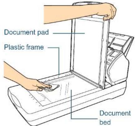 FUJITSU SIEMENS Fi-7260 - Cleaning the Flatbed (fi-7260/fi-7280) - 1