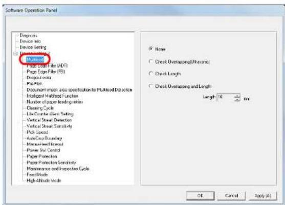 FUJITSU SIEMENS Fi-7260 - Specifying a Multifeed Detection Method [Multifeed] - 1