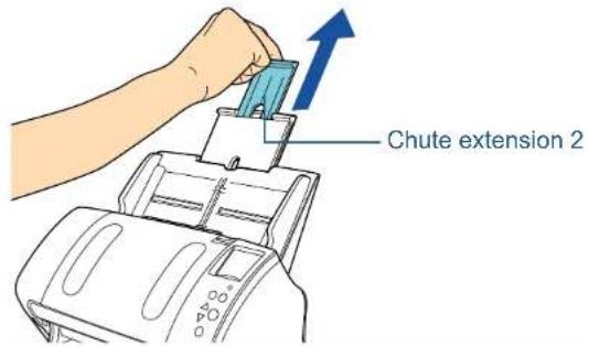 FUJITSU SIEMENS Fi-7260 - Setting Up the ADF Paper Chute (Feeder) - 2