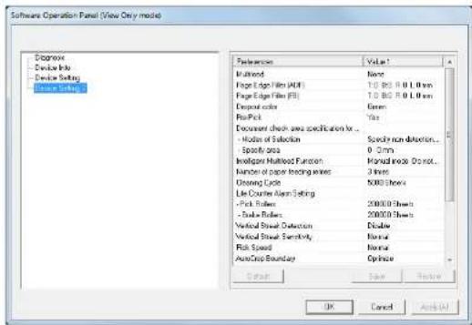 FUJITSU SIEMENS Fi-7260 - Setting [View Only mode] - 2