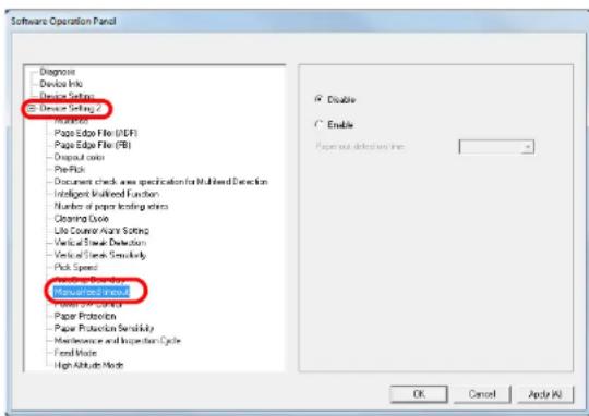 FUJITSU SIEMENS Fi-7260 - Waiting Time in Manual Feed Mode [Manual-feed timeout] - 1