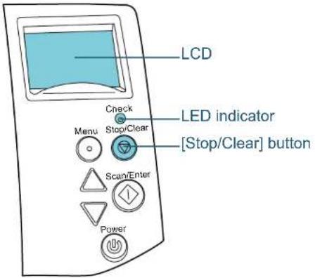 FUJITSU SIEMENS Fi-7260 - Error Indications on Operator Panel - 1