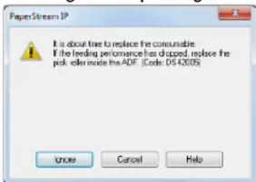 FUJITSU SIEMENS Fi-7260 - ■Messages for cleaning or replacing consumables - 1