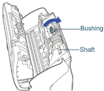 FUJITSU SIEMENS Fi-6230Z - Attach the shaft. - 2