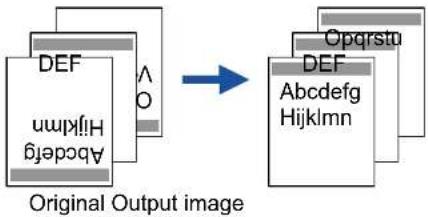 FUJITSU SIEMENS Fi-6230Z - Automatically Correcting the Page Orientation - 1