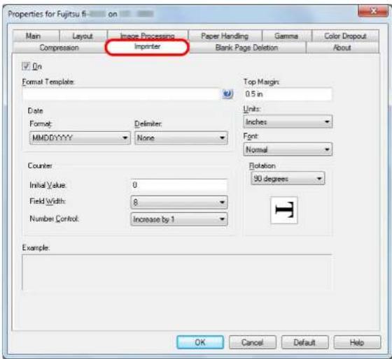 FUJITSU SIEMENS Fi 6140Z - [Imprinter] Tab - 1