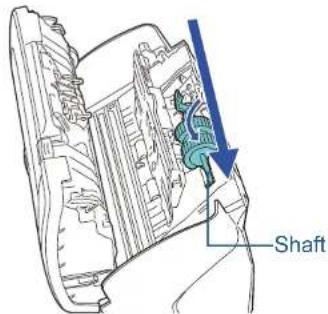 FUJITSU SIEMENS Fi-6130Z - Attach the shaft. - 1