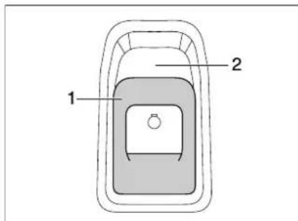 Dethleffs Motorhome (2013) - Eingangstür, innen (ohne Sicherungshebel) - 1