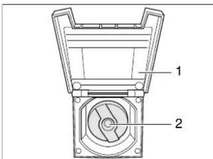Dethleffs Motorhome (2013) - Trinkwasser-Einfüllstutzen mit Deckel - 2