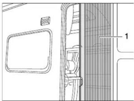 Dethleffs Motorhome (2013) - Insektenschutz an der Eingangstür - 2