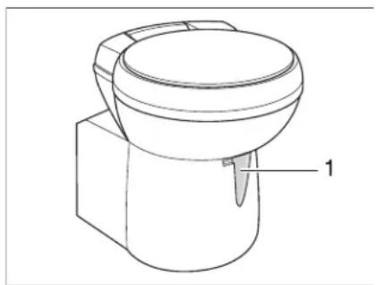 Dethleffs Premium Liner (2011) - Schwenkbare Toilette - 1
