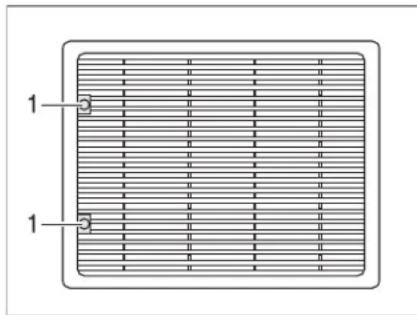 Dethleffs Premium Liner (2011) - Kühlschrank-Lüftungsgitter - 1